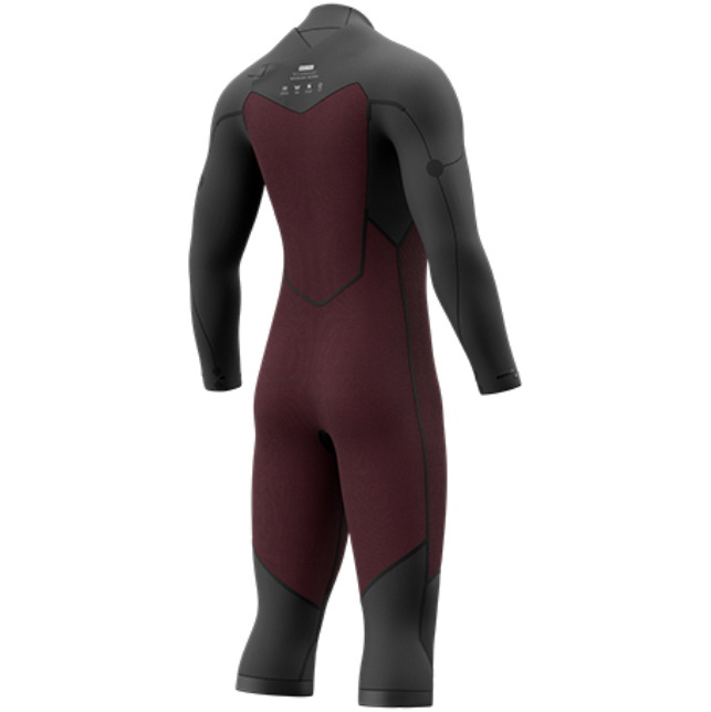 2026 Mystic Herre Motion 4/3mm Chest Zip Lange &aelig;rmer Korte Ben V&aring;ddragt 35000.270010 - Black